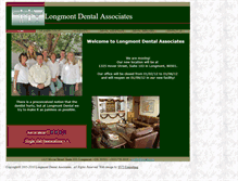 Tablet Screenshot of longmontdental.net