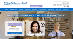 Desktop Screenshot of longmontdental.com