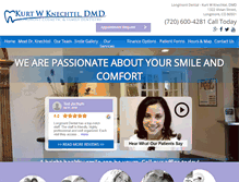 Tablet Screenshot of longmontdental.com